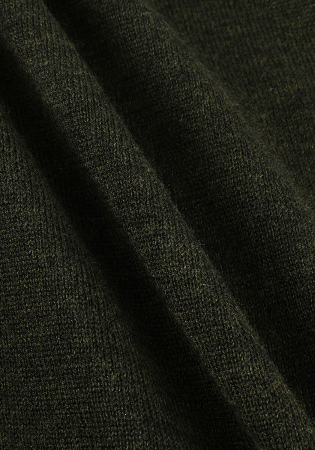 Olijf CALVIN KLEIN Sweater SUPERIOR WOOL CREW NECK SWEATER - large