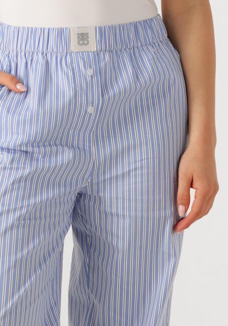 Lichtblauwe SECOND FEMALE Wijde broek TENBY TROUSERS - large