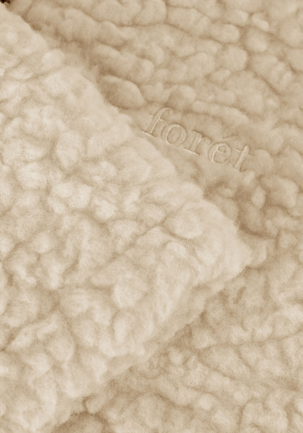 Ecru FOR&Eacute;T Trui WAVE HALF ZIP - large