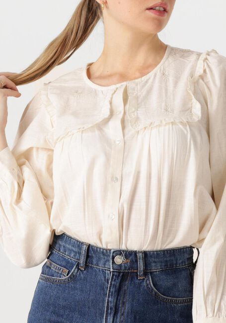 Ecru LOLLYS LAUNDRY Blouses DOOBLELL SHIRT LS - large