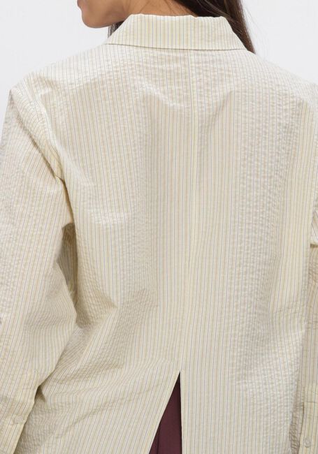 Gele MODSTR&Ouml;M Blouses VIGGEMD STRIPE SHIRT - large