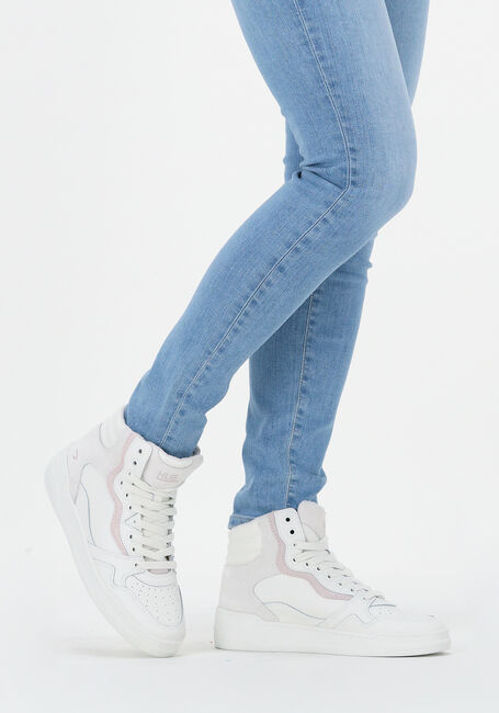 Witte HUB Hoge sneakers GRIP - large