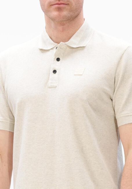 Beige PME LEGEND Polo POPCORN JERSEY - large