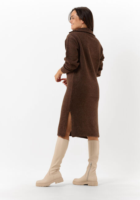 Bruine MOVES Midi jurk BRADLIE - large