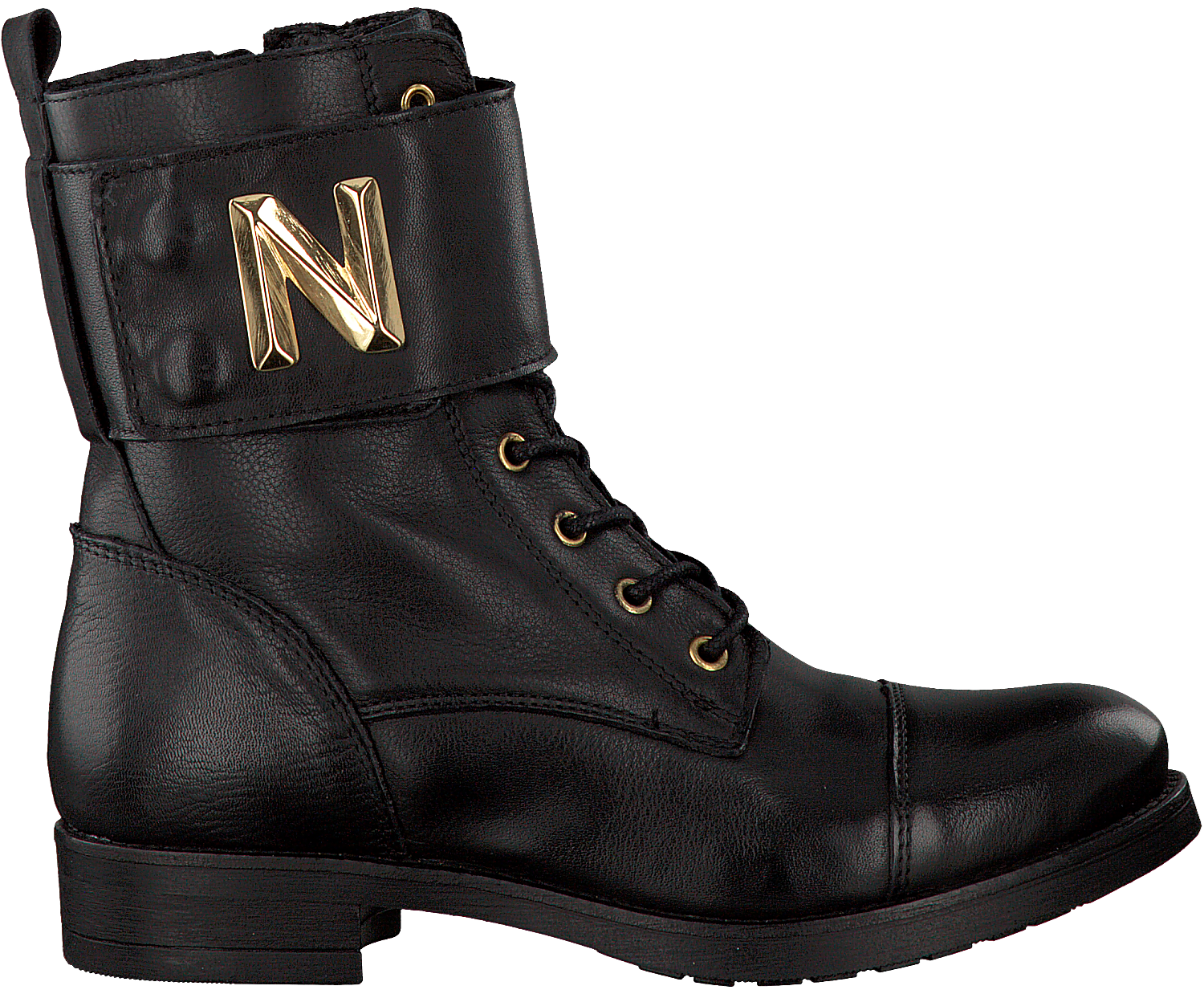 Zwarte NIKKIE Veterboots DAKOTA BOOT | Omoda Zwarte NIKKIE Veterboots DAKOTA BOOT | Omoda