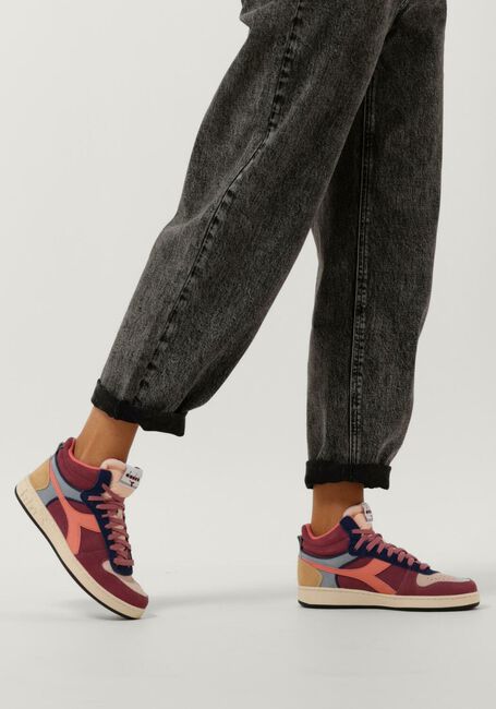 Roze DIADORA Hoge sneakers MAGIC BASKET DEMI ICONA - large
