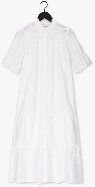 Witte LEVETE ROOM Midi jurk RIKO 1 DRESS - large