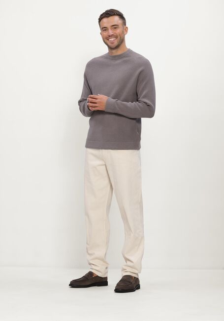 Grijze JC RAGS Trui CREW-NECK SWEATER EDDY - large