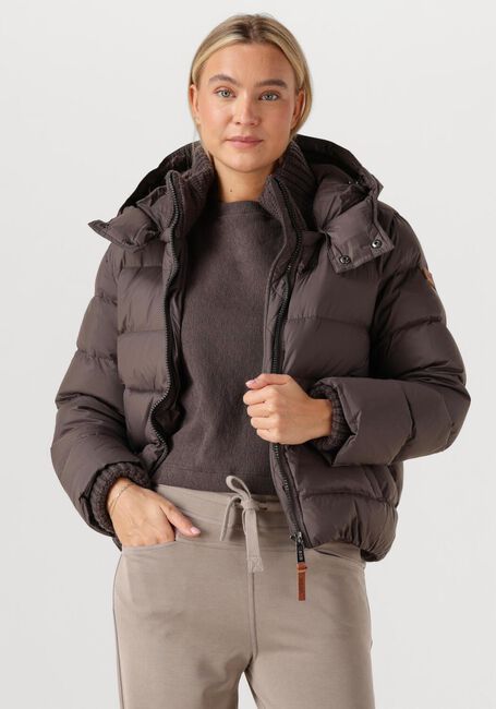 Taupe MOSCOW Gewatteerde jas 12-08 BRANDY - large