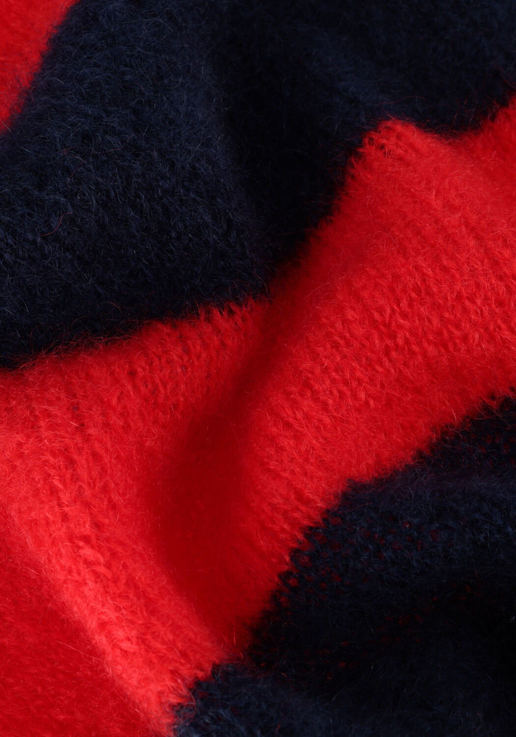 Rode BY-BAR Trui SIAN STRIPE PULLOVER - large