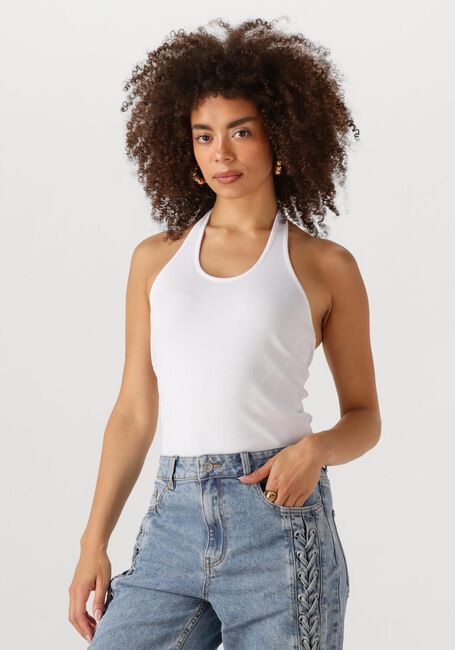 Witte SELECTED FEMME Top SLFANNA SL HALTERNECK TOP - large