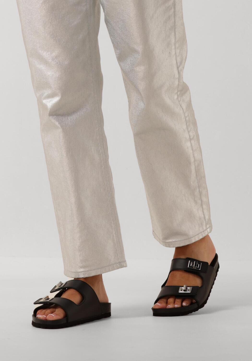 Zwarte LINA LOCCHI Slippers LED 2 BAND SLIPPER - large