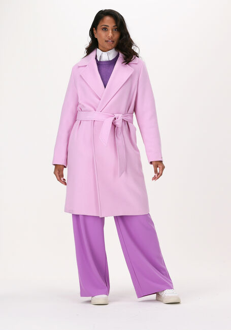 Roze TOMMY HILFIGER Mantel WOOL BLEND DB BELTED COAT - large