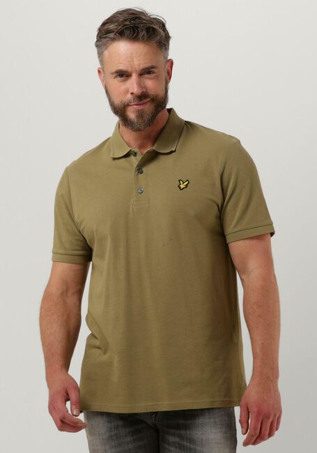 Olijf LYLE & SCOTT Polo CREST TIPPED POLO SHIRT - large