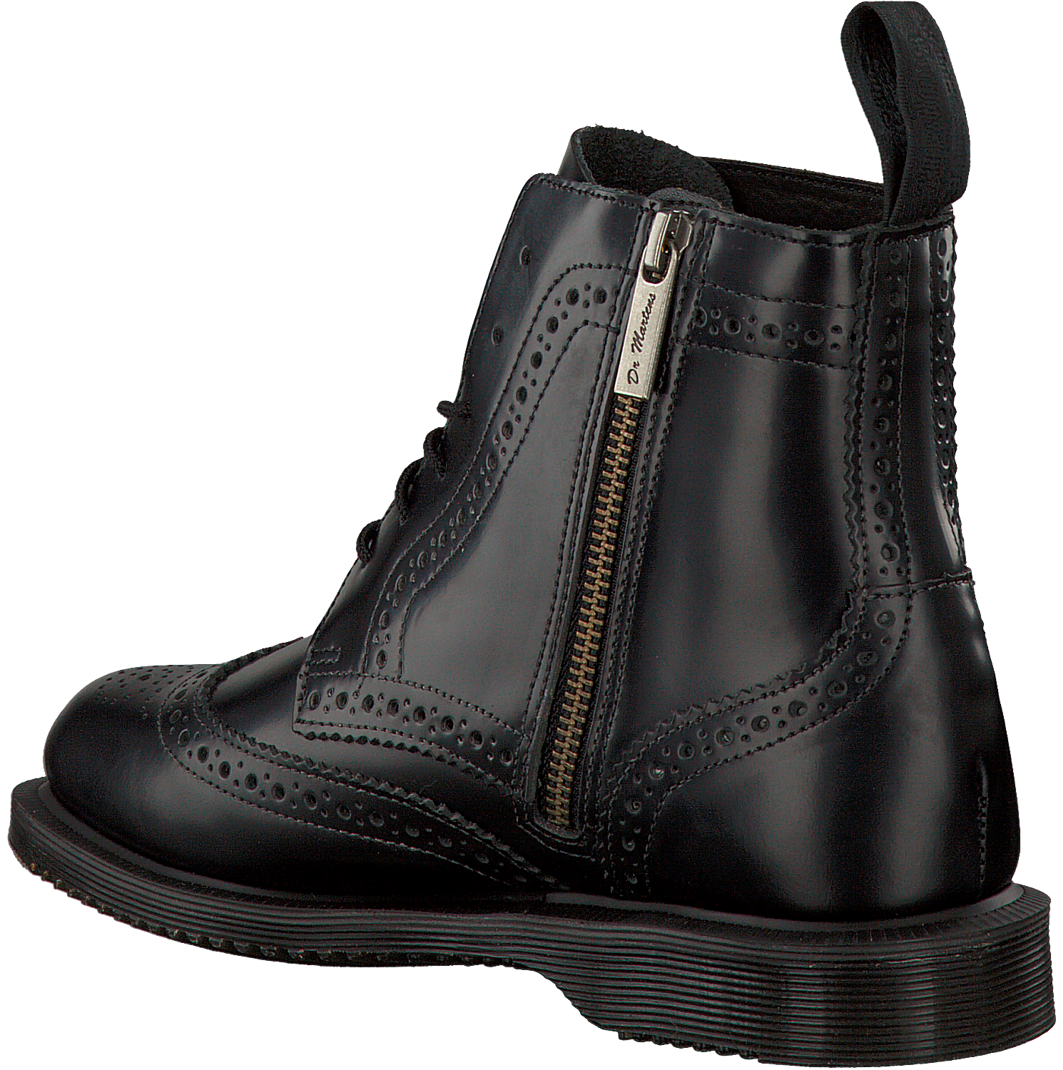 Zwarte DR MARTENS Veterboots DELPHINE | Omoda