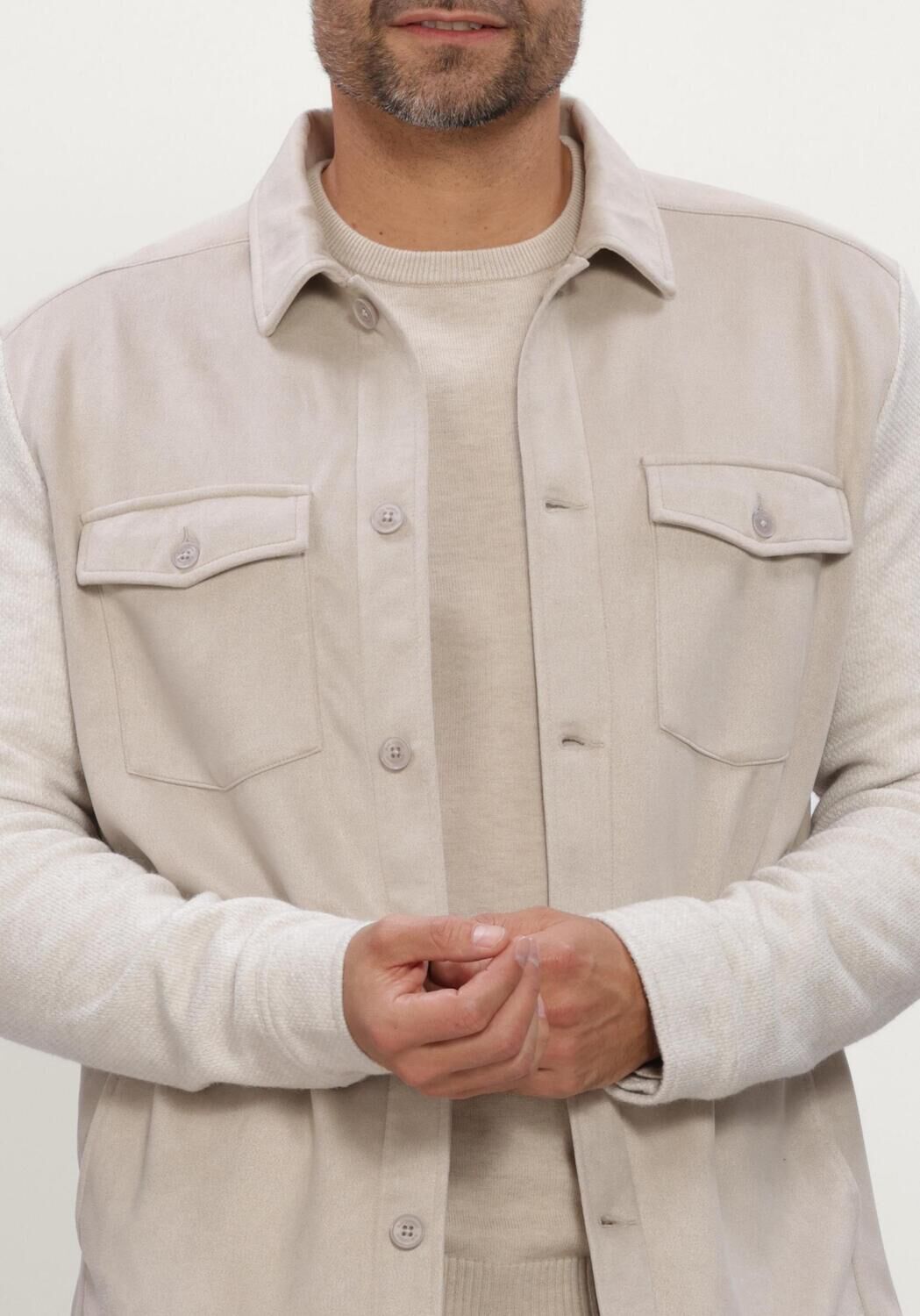 Beige BLUE INDUSTRY Overshirt SHIRTJACKET - large