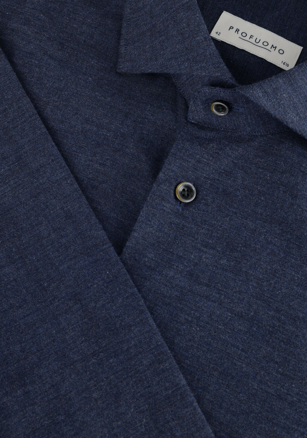 Blauwe PROFUOMO Klassiek overhemd SHIRT CUTAWAY SC SF - large