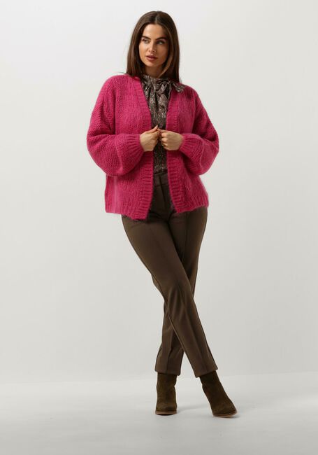 Roze SUMMUM Vest OVERSIZED CARDIGAN MOHAIR BLEND KNIT - large