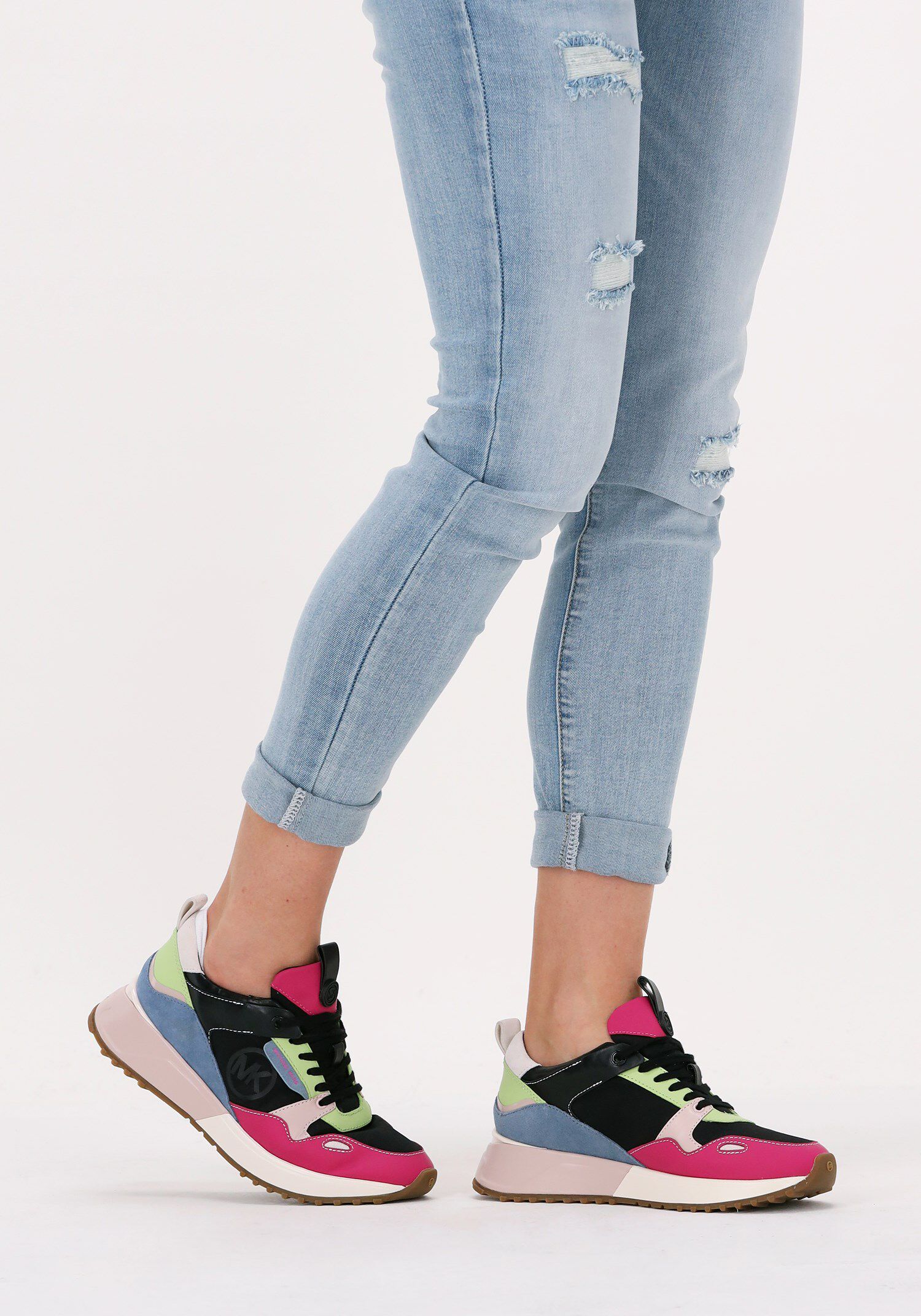 Zwarte MICHAEL KORS THEO TRAINER Lage sneakers | Omoda