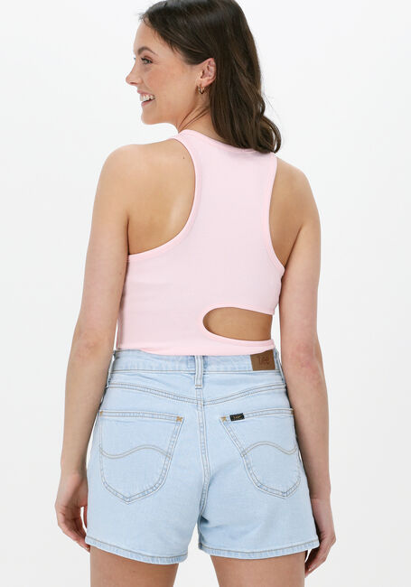 Roze TOMMY JEANS Top TJW COTTON RIB BODY - large