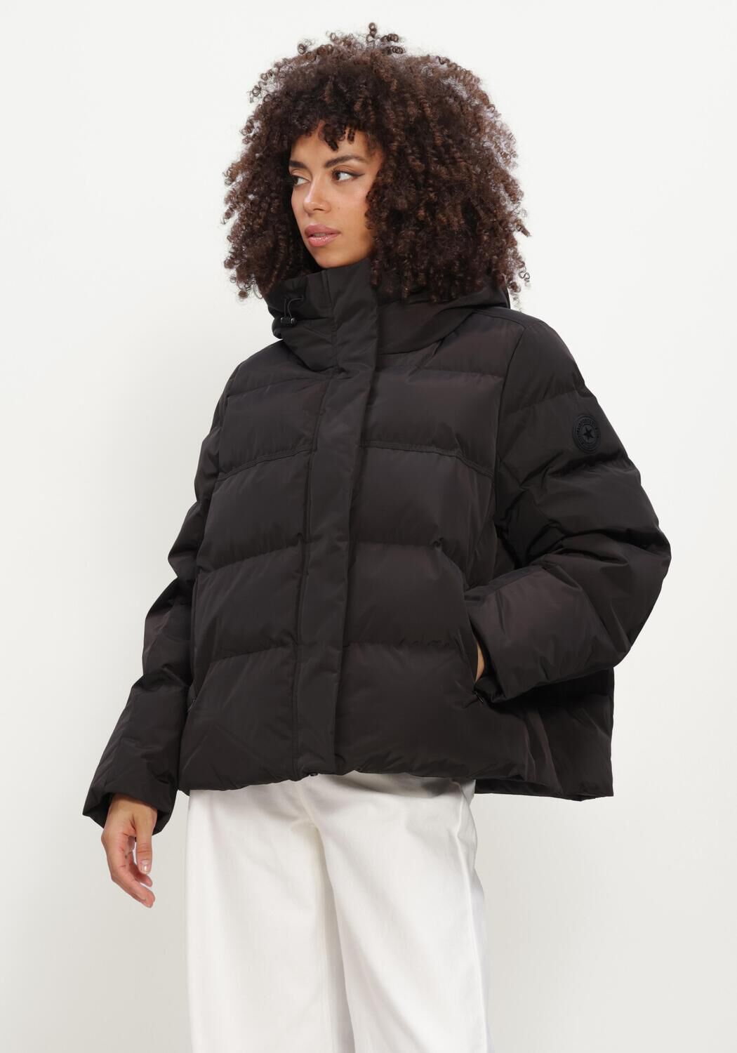 Zwarte AIRFORCE Gewatteerde jas CARLY JACKET - large