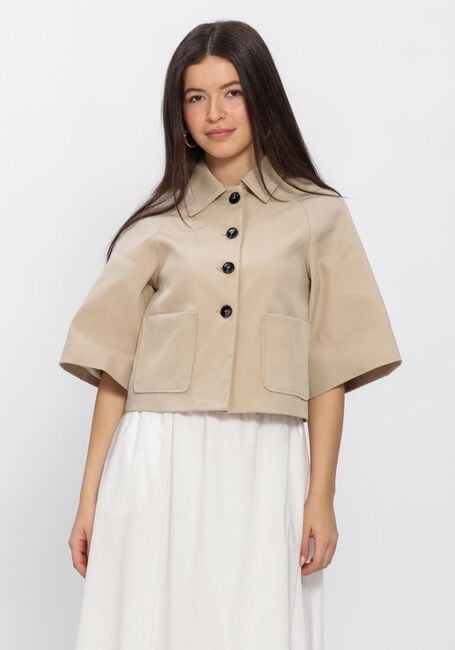 Beige NEO NOIR Trenchcoats ROSEMMA TRENCH MINI JACKET - large