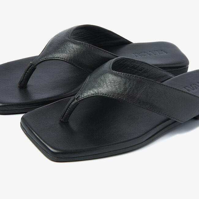 Zwarte VIA VAI Slippers KIKI BERRY - large
