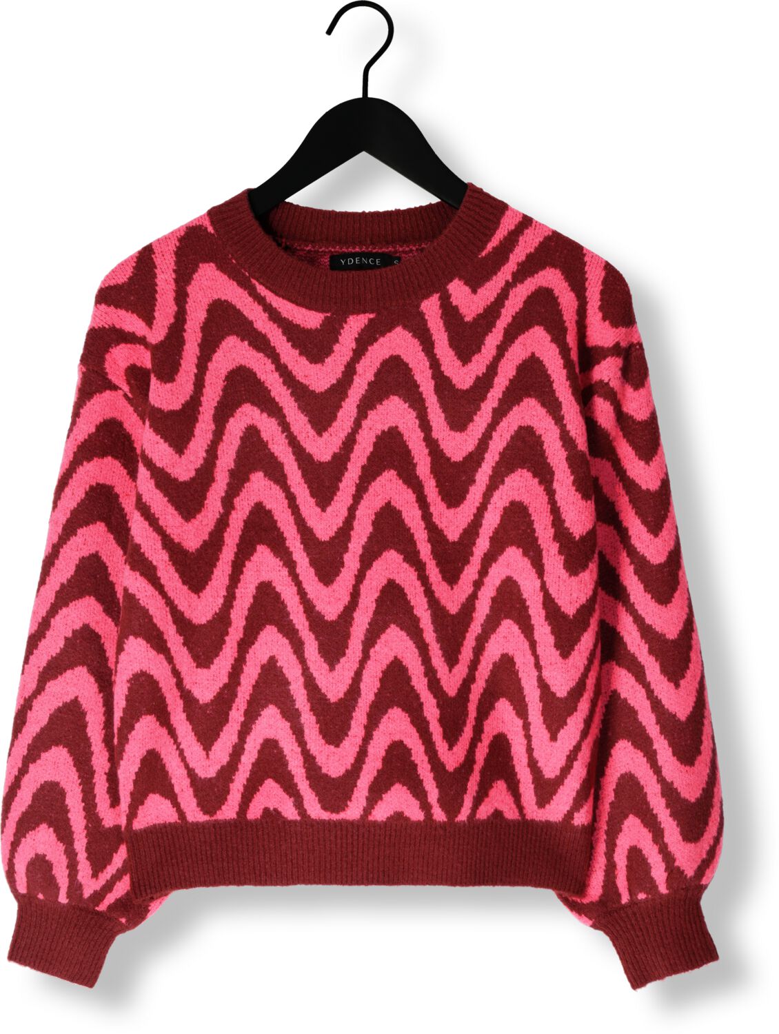 YDENCE Dames Truien & Vesten Knitted Sweater Blaise Roze