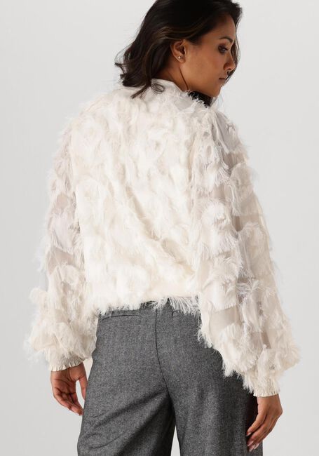 Witte SUMMUM Blouses BLOUSE FRINGE FLUFFY - large