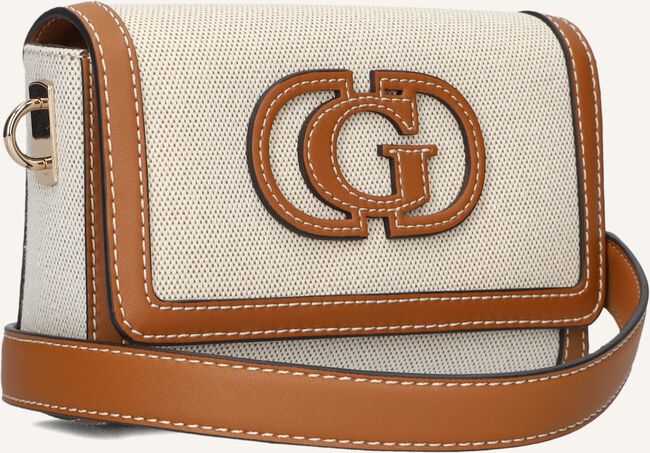 Beige GUESS Schoudertas SABINA FLAP SHOULDER BAG Beige GUESS Schoudertas SABINA FLAP SHOULDER BAG - large