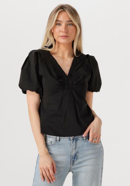 Zwarte NEO NOIR Blouses IRINA POPLIN BLOUSE - large