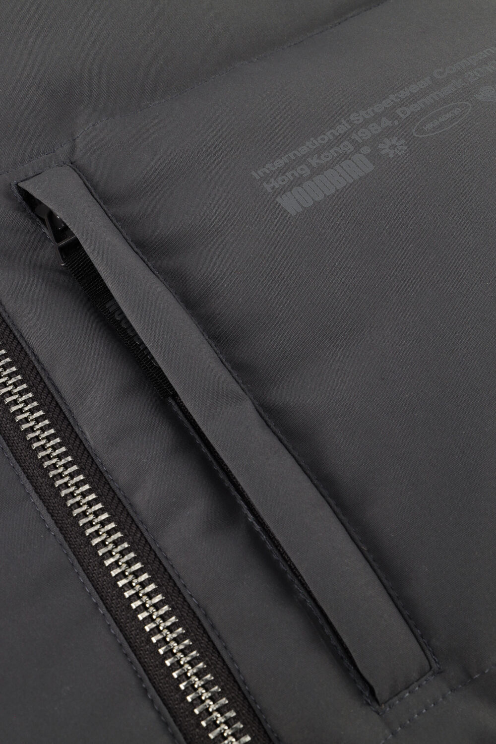 Grijze WOODBIRD Gewatteerde jas DAPPER - large