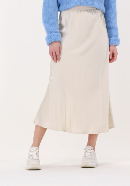 Beige SUMMUM Midirok SKIRT SATIN - large