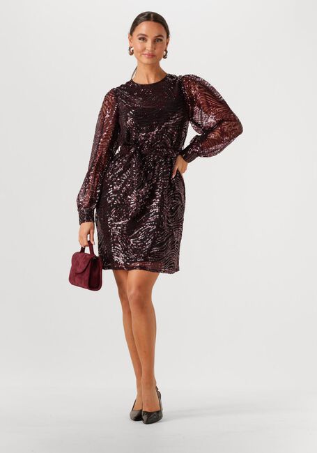 Bordeaux FREEBIRD Mini jurk DIMPHEY - large