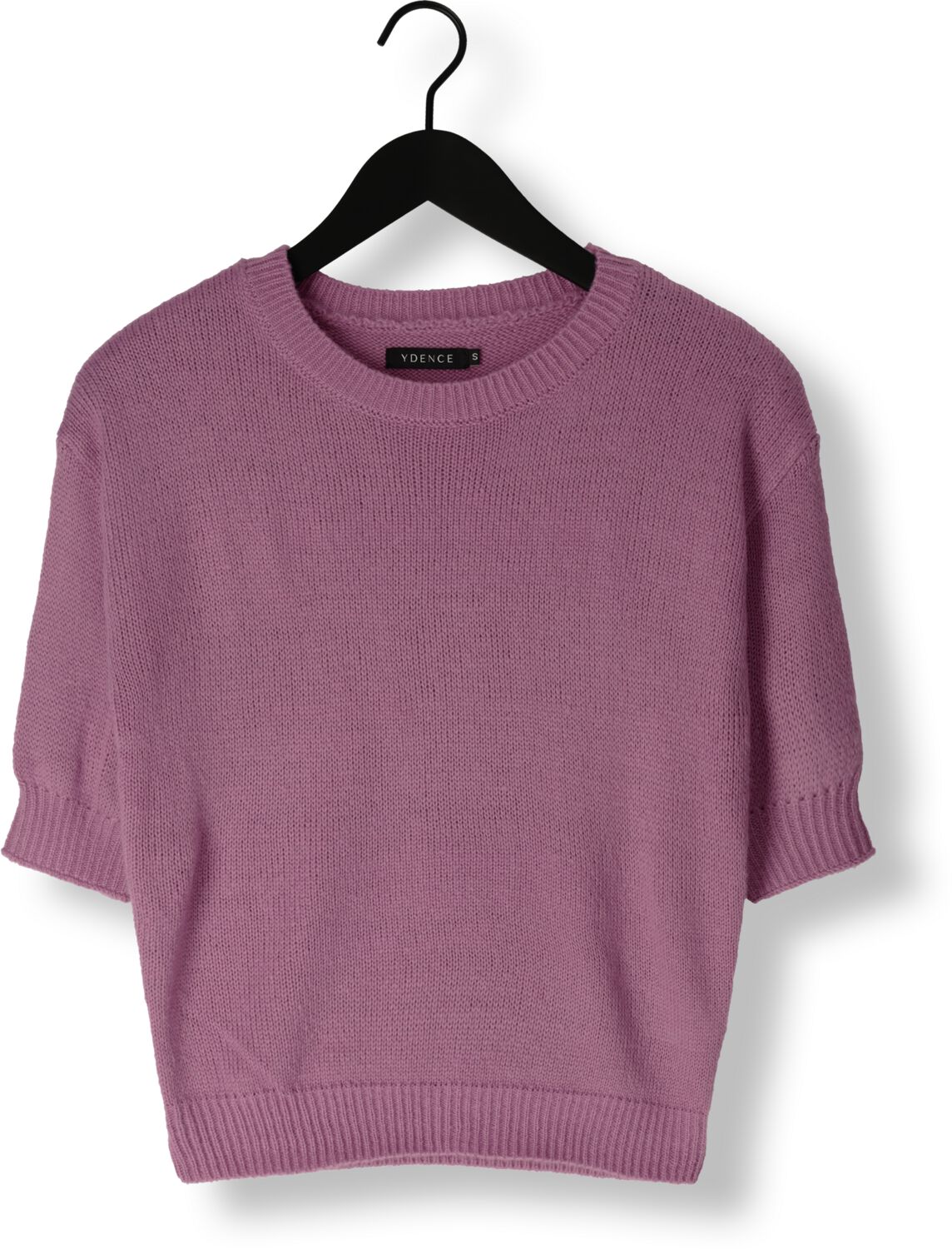 YDENCE Dames Tops & T-shirts Knitted Top Feline Lichtroze