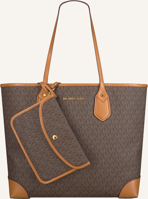 Bruine MICHAEL KORS Shopper EVA LG TOTE Bruine MICHAEL KORS Shopper EVA LG TOTE - large