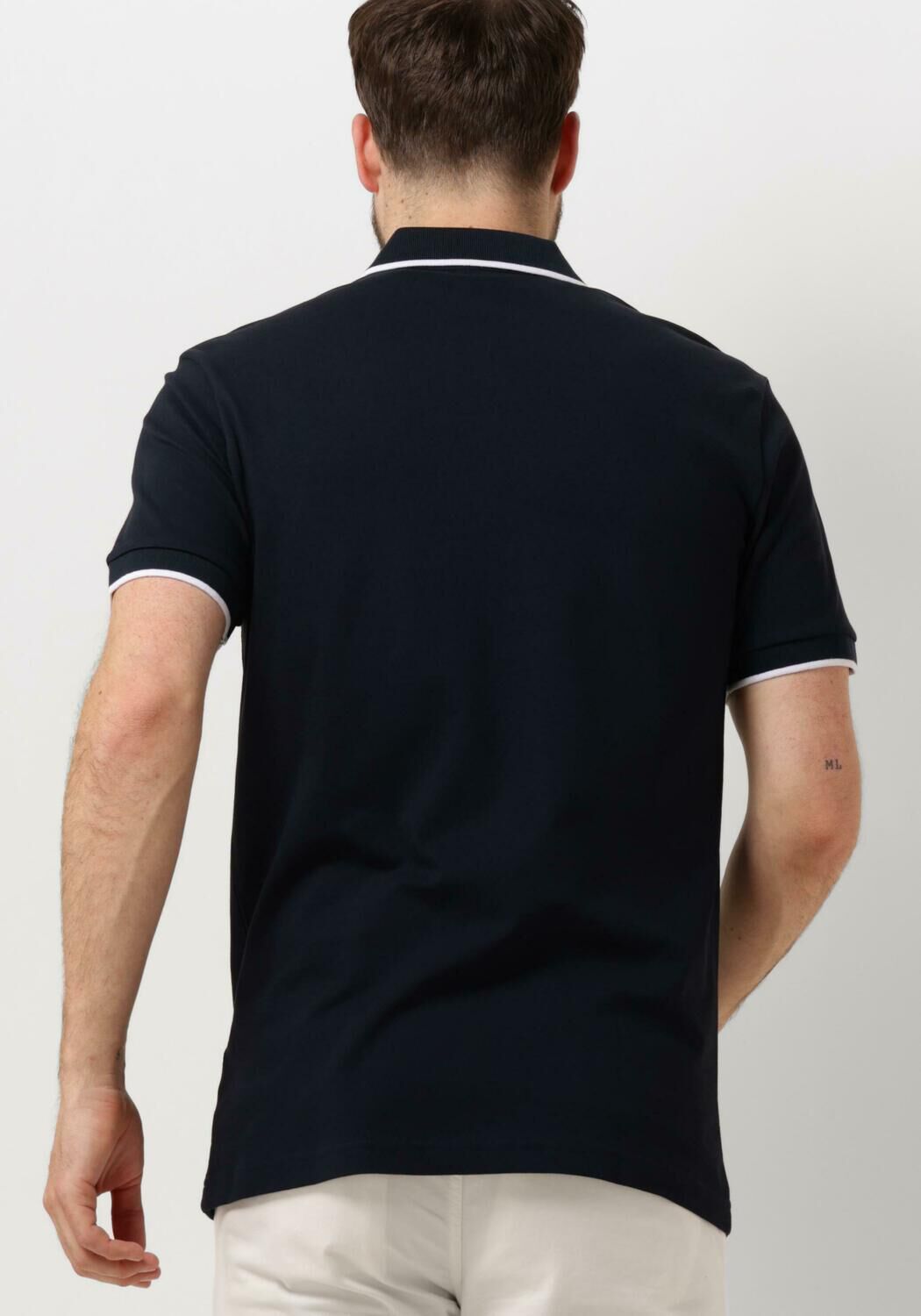 BOSS Heren Polo's & T-shirts Passertip Donkerblauw