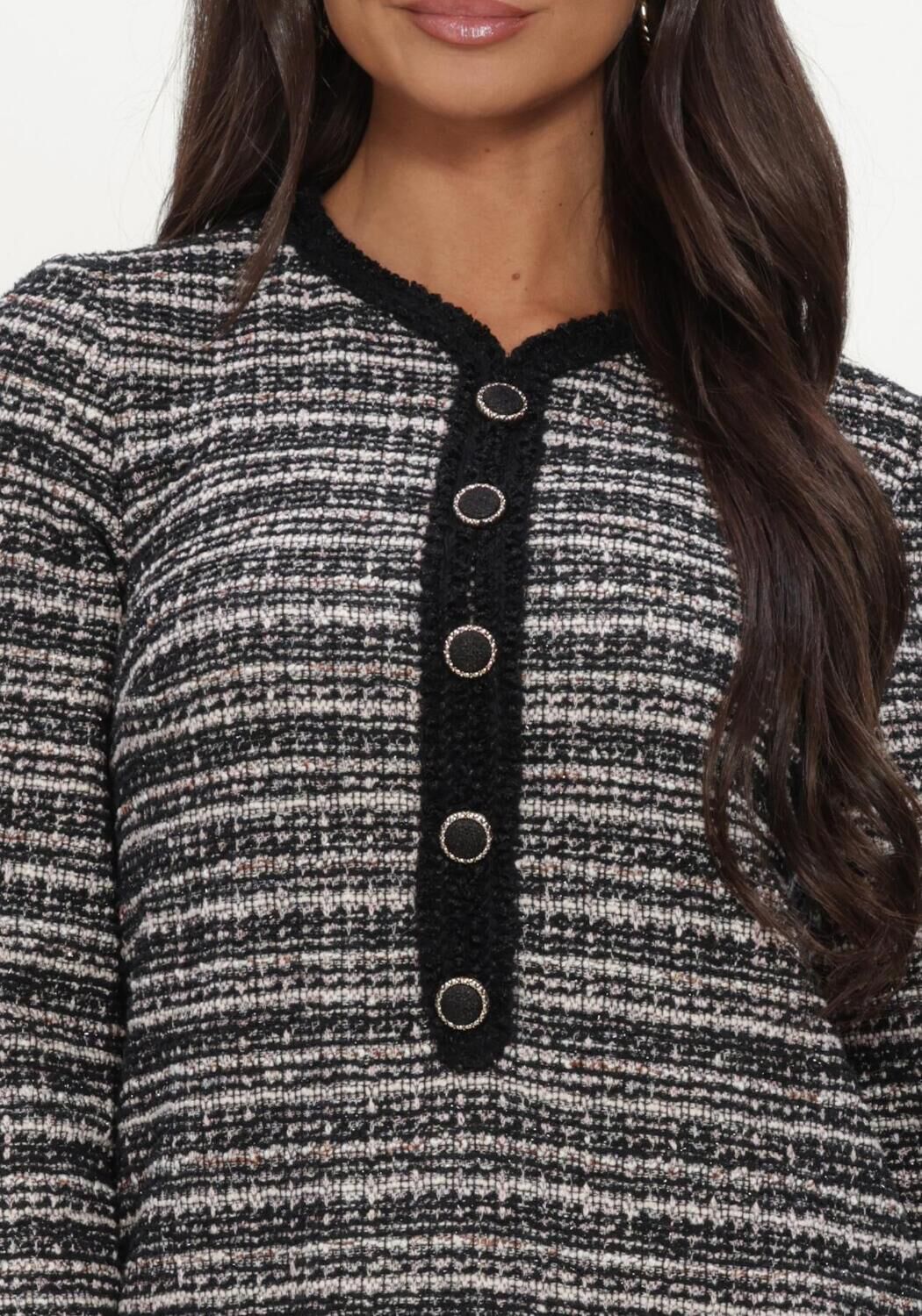 Zwarte ANA ALCAZAR Mini jurk DRESS POCKET - large