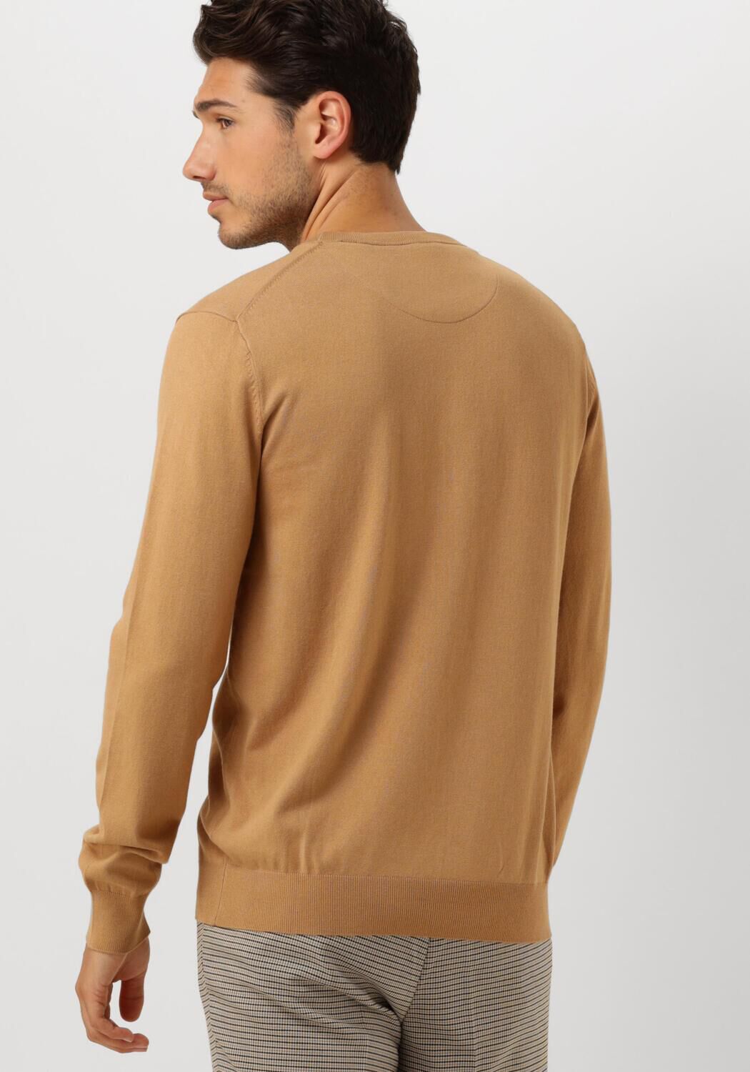 SCOTCH & SODA Heren Truien & Vesten Viscose Pullover Crewneck Camel