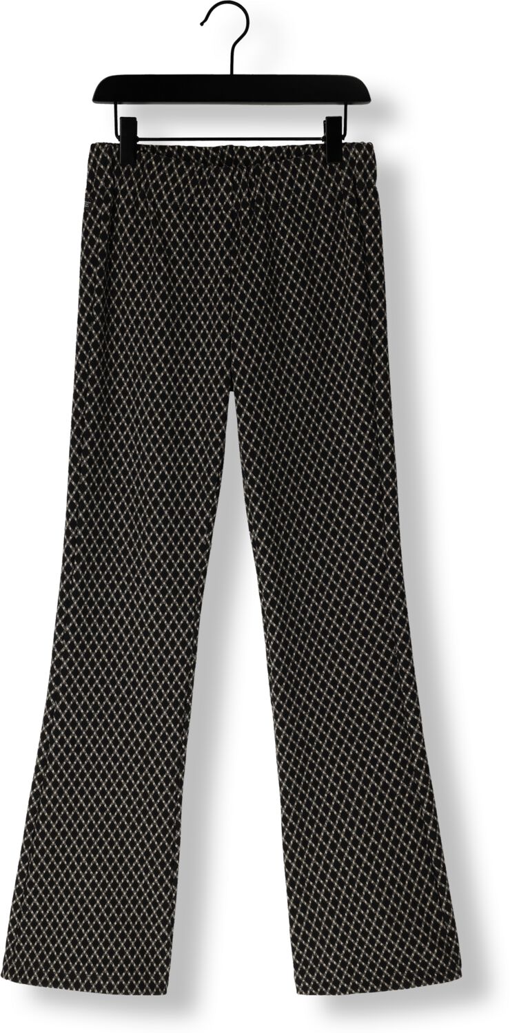 INDIAN BLUE JEANS Meisjes Broeken Flared Pants Diagonal Check Zwart