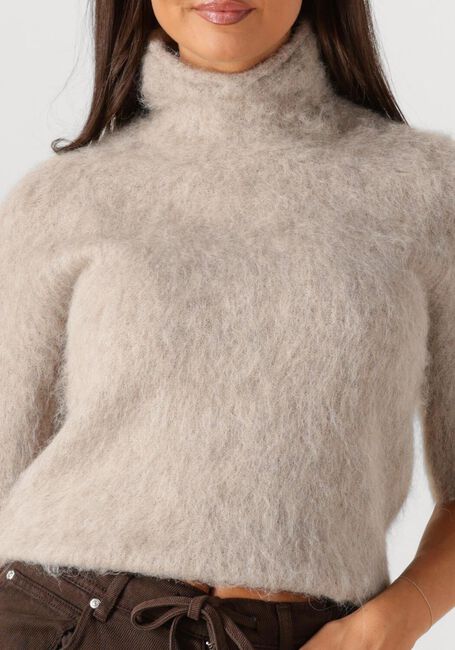 Beige SECOND FEMALE Trui KARLA KNIT SS - large