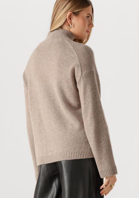 Beige SELECTED WOMEN Trui SLFCILLE CASHMERE BLEND HIGH  NECK NOOS - large