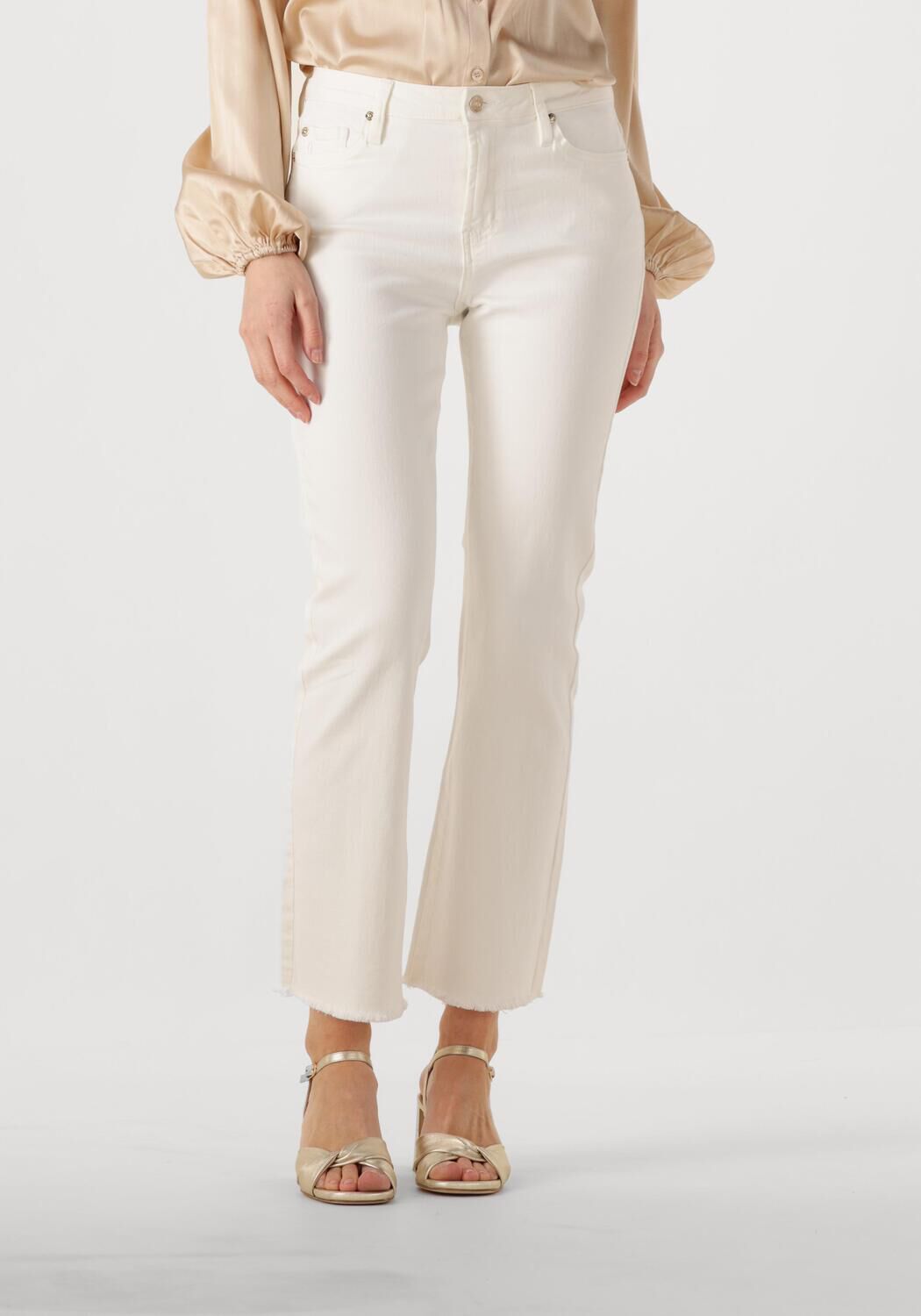 JANICE Dames Jeans Cooper Wit
