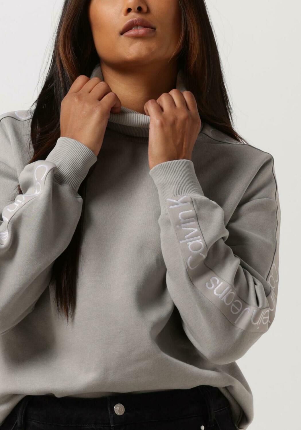 Grijze calvin klein trui best sale