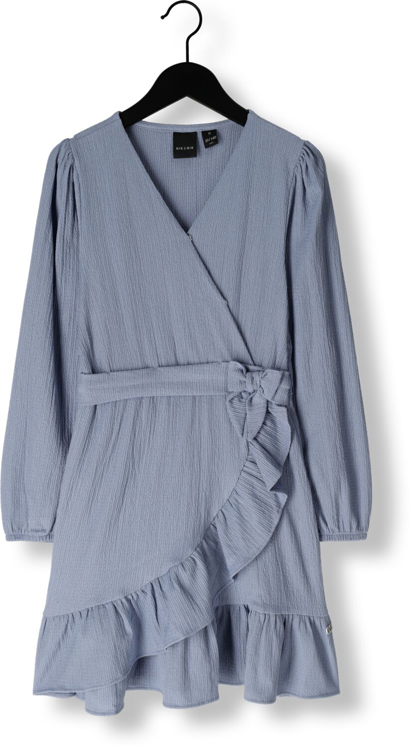 NIK & NIK Meisjes Jurken Aalicia Dress Lichtblauw