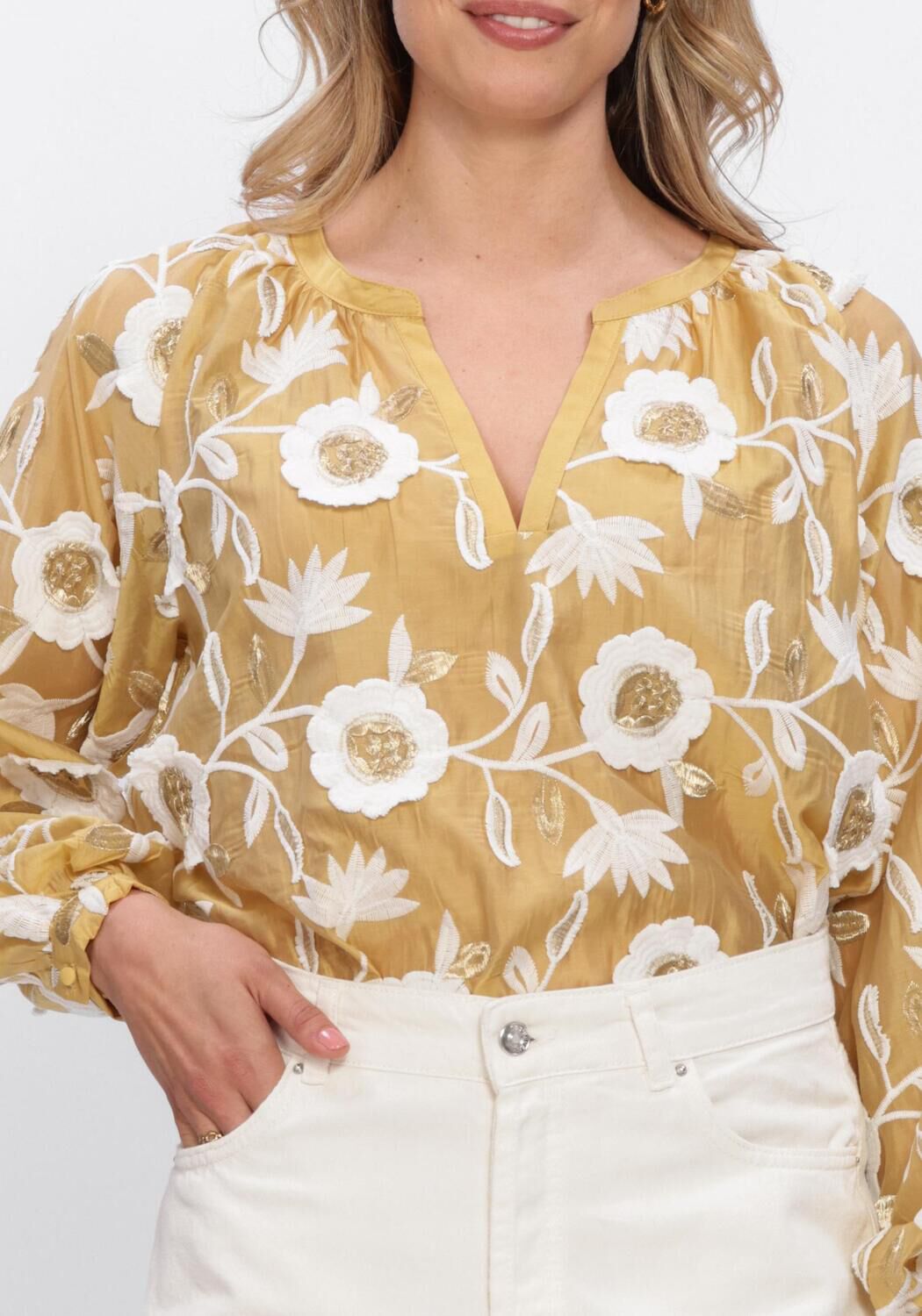 Gouden AAIKO Blouses ALANZA 3D TEN 518 - large
