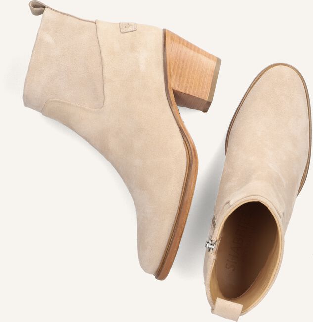Beige SHABBIES Enkellaarsjes 183020355 SHS1266  Beige SHABBIES Enkellaarsjes 183020355 SHS1266  - large