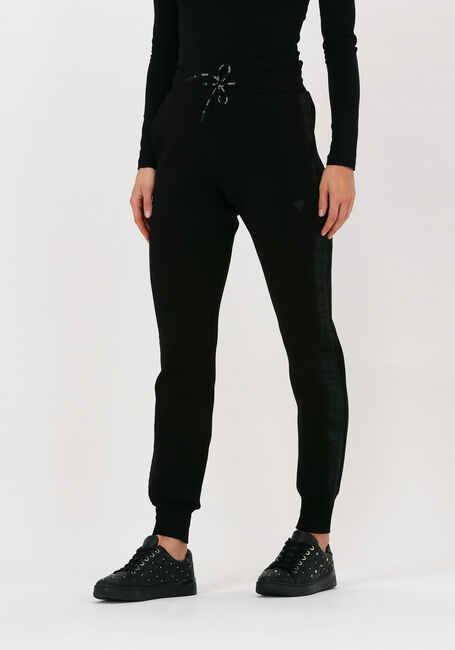 Zwarte GUESS Joggingbroek ALLIE SCUBA CUFF PANTS - large