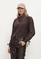 Bruine HAUTE L'AMITI&Eacute; Truien/vesten DUKE TIE KNIT