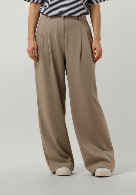 Bruine MSCH COPENHAGEN Pantalon MSCHHENRIKA HW PANTS - large